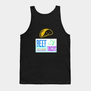 Beef Tacos Design Tank Top